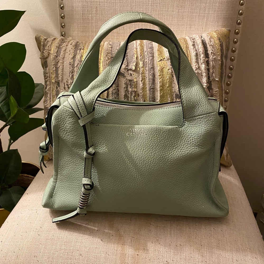 Vince Camuto handbag, genuine pebble leather.